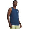 UNDER ARMOUR koszulka treningowa top męski UA Tech Tank niebieska, Kolor: niebieski, Rozmiar: XXL