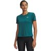 UNDER ARMOUR koszulka treningowa damska UA Tech WM Tape SS zielona, Kolor: zielony, Rozmiar: L
