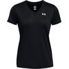 UNDER ARMOUR koszulka treningowa damska Tech SSV- Solid czarna, Kolor: czarny, Rozmiar: XL