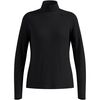 Bluza rozpinana damska Odlo ESSENTIAL WARM FULL ZIP Mid layer full zip czarna, Kolor: czarny, Rozmiar: ​S