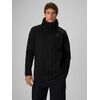 4F M646 Kurtka męska SOFTSHELL sportowa na co dzień czarna, Kolor: czarny, Rozmiar: XXL