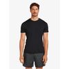 SUPER.NATURAL Koszulka męska merino ASCENDERS TEE czarna, Kolor: czarny, Rozmiar: S