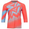 Koszulka Rowerowa Męska Enduro 3/4 SILVINI Brunello MD1801, Kolor: pomarańczowy, Rozmiar: L