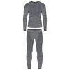 VIKING Bielizna Lan Pro Man Set zestaw z wełną merino szary, Kolor: szary, Rozmiar: L