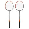 NILS Steel / Zestaw Do Badmintona 2 Rakiety pomarańczowe + Pokrowiec