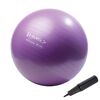 HMS YB02 piłka gimnastyczna fitness z systemem anti-burst 65cm fioletowa, Kolor: fioletowy, Rozmiar: 65 cm
