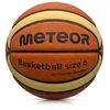 METEOR Piłka Koszykowa Treningowa Cellular, Kolor: brązowy/kremowy, Waga: 0.56, Rozmiar: 6