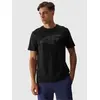 4F koszulka męska sportowa t-shirt bawełniany M1844 czarny, Kolor: czarny, Rozmiar: XL