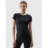 4F koszulka damska sportowa t-shirt treningowy F604 czarna, Kolor: czarny, Rozmiar: M