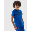 4F t-shirt bawełniany dziecięcy koszulka sportowa M1115 niebieski, Kolor: niebieski, Rozmiar: 122