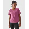 4F T-shirt treningowy damski F1012 różowy, Kolor: różowy, Rozmiar: XS