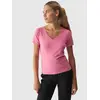 4F t-shirt damski koszulka sportowa bawełniana F1649 różowa, Kolor: różowy, Rozmiar: XS