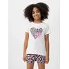 4F t-shirt dziewczęcy koszulka bawełniana F1143 biała, Kolor: biały, Rozmiar: 152