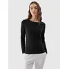 4F Longsleeve damski SLIM FIT F218 czarny, Kolor: czarny, Rozmiar: XS