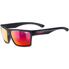 UVEX Okulary lgl 29 (53/0/947/2216/UNI) czarno-czerwone, Kolor: czerwony, Rozmiar: one size