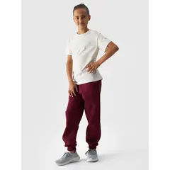 4F JUNIOR T-shirt dziecięcy U1802 biały unisex, Kolor: biały, Rozmiar: 164, 3 zdjęcie