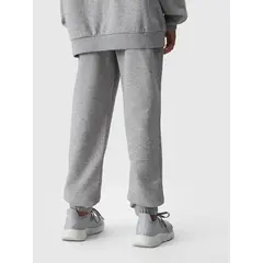 4F JUNIOR Spodnie dresowe unisex U0920 szare, Kolor: szary, Rozmiar: 122, 3 zdjęcie