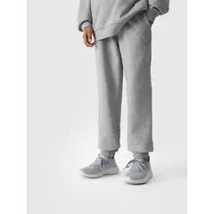 4F JUNIOR Spodnie dresowe unisex U0920 szare, Kolor: szary, Rozmiar: 122, 4 zdjęcie