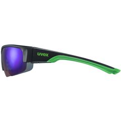 UVEX Okulary sportstyle 215 zielone, Kolor: czarny, Rozmiar: one size, 2 zdjęcie