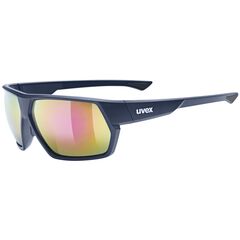 UVEX Okulary sportstyle 238 (53/3/059/8816/UNI) czarno-czerwone, Kolor: niebieski, Rozmiar: one size