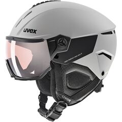 UVEX INSTINCT VISOR kask narciarski hardshell z goglami szary, Kolor: szary, Rozmiar: 56-58