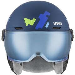 UVEX Kask rocket junior visor granatowy, Kolor: granatowy, Rozmiar: 54-58, 2 zdjęcie