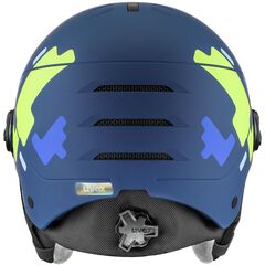 UVEX Kask rocket junior visor granatowy, Kolor: granatowy, Rozmiar: 54-58, 5 zdjęcie