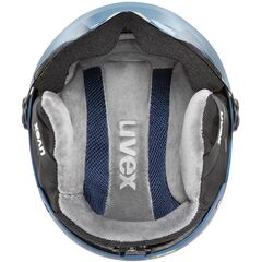 UVEX Kask rocket junior visor granatowy, Kolor: granatowy, Rozmiar: 54-58, 4 zdjęcie