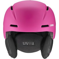 UVEX Kask narciarski dziecięcy Viti fuksjowy, Kolor: fuksjowy, Rozmiar: 54-58, 2 zdjęcie