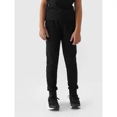 4F JUNIOR Spodnie dresowe dziewczęce F0829 czarne, Kolor: czarny, Rozmiar: 122, 3 zdjęcie