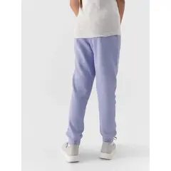 4F JUNIOR Spodnie dresowe dziewczęce F0829 niebieskie, Kolor: niebieski, Rozmiar: 128, 2 zdjęcie