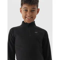 4F JUNIOR Bielizna Polarowa bluzka M050 czarna, Kolor: czarny, Rozmiar: 146/152, 2 zdjęcie