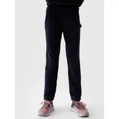 4F spodnie dresowe dziecięce z kieszeniami F753 granatowe, Kolor: niebieski, Rozmiar: 128, 2 zdjęcie