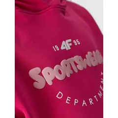 4F JUNIOR Bluza dziewczęca F1213 różowa, Kolor: różowy, Rozmiar: 164, 3 zdjęcie