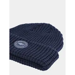 4F JUNIOR Czapka zimowa chłopięca M424 niebieska, Kolor: niebieski, Rozmiar: one size, 2 zdjęcie