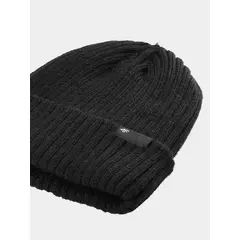 4F Czapka męska zimowa M470 czarna, Kolor: czarny, Rozmiar: L, 2 zdjęcie