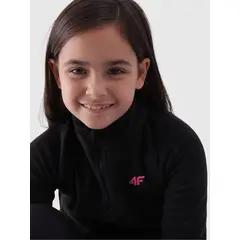 4F JUNIOR Bielizna Polarowa koszulka dziecięca F052 czarna, Kolor: czarny, Rozmiar: 134/140, 2 zdjęcie