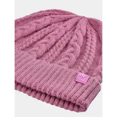 4F Czapka zimowa F457 różowa, Kolor: różowy, Rozmiar: one size, 2 zdjęcie