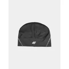 4F Czapka do biegania U088 czarna, Kolor: czarny, Rozmiar: S/M