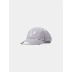 4F Czapka z Daszkiem U314 szara, Kolor: szary, Rozmiar: L/Xl