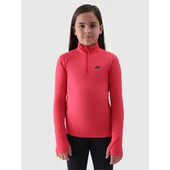 4F JUNIOR Bielizna Drapana koszulka F069 czerwona, Kolor: czerwony, Rozmiar: 134/140