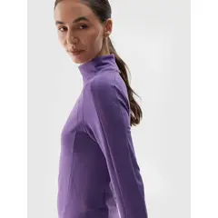 4F Bielizna Drapana koszulka F071 fioletowa, Kolor: fioletowy, Rozmiar: S, 3 zdjęcie