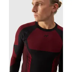 4F Bielizna Bezszwowa koszulka M165 czarno-czerwona, Kolor: czerwony, Rozmiar: S/M, 2 zdjęcie