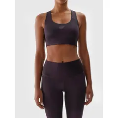 4F Biustonosz Sportowy F145 fioletowy, Kolor: fioletowy, Rozmiar: S, 3 zdjęcie