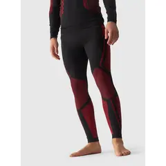 4F Bielizna Bezszwowa legginsy M166 czarno-czerwona, Kolor: czerwony, Rozmiar: XXL/3XL, 5 zdjęcie