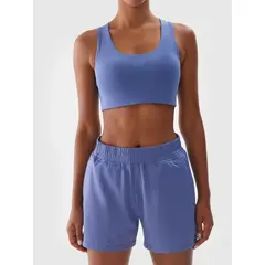 4F Biustonosz Sportowy F140 niebieski, Kolor: niebieski, Rozmiar: XS, 3 zdjęcie