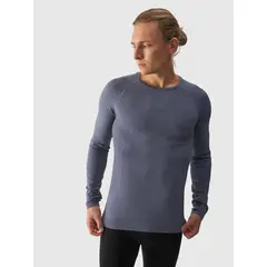 4F Bielizna Bezszwowa koszulka M172 niebieska, Kolor: niebieski, Rozmiar: L/Xl