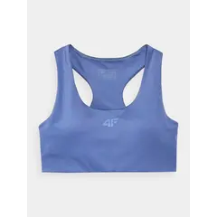 4F Biustonosz Sportowy F140 niebieski, Kolor: niebieski, Rozmiar: XS, 4 zdjęcie