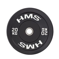 BBR20 BLACK TALERZ OLIMPIJSKI BUMPER 20 kg HMS