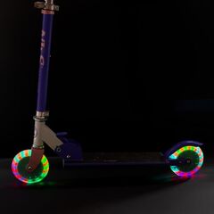 HD120L LED HULAJNOGA DZIECIĘCA SKŁADANA NILS EXTREME fioletowa, Kolor: fioletowy, Waga: 2,4, 3 zdjęcie